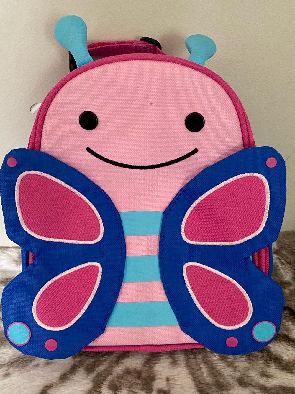 Pink & Blue Butterfly Kids Backpack